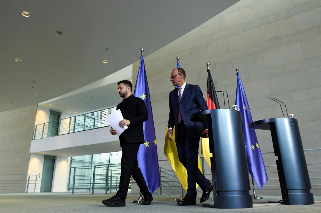 2025-05-28T12231Z_206165454_RC20AGGGUGGUN_RTMADP_3_UKRAINE-CRISIS-GERMANY-Merz -ienskiy