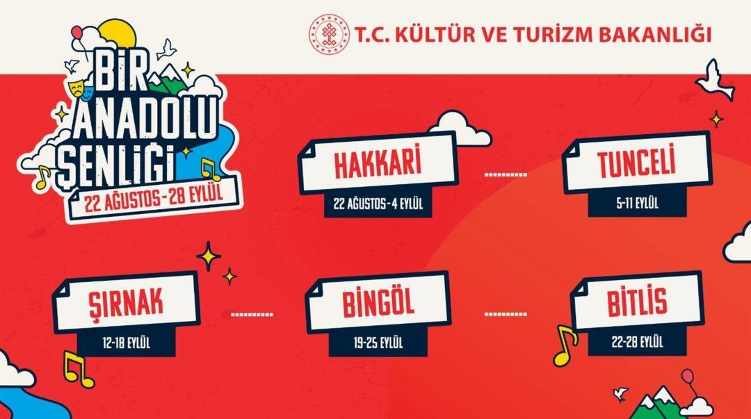     Bir Anadolu festivali ile 5 şehir kültür ve sanatla canlandırılıyor! 2