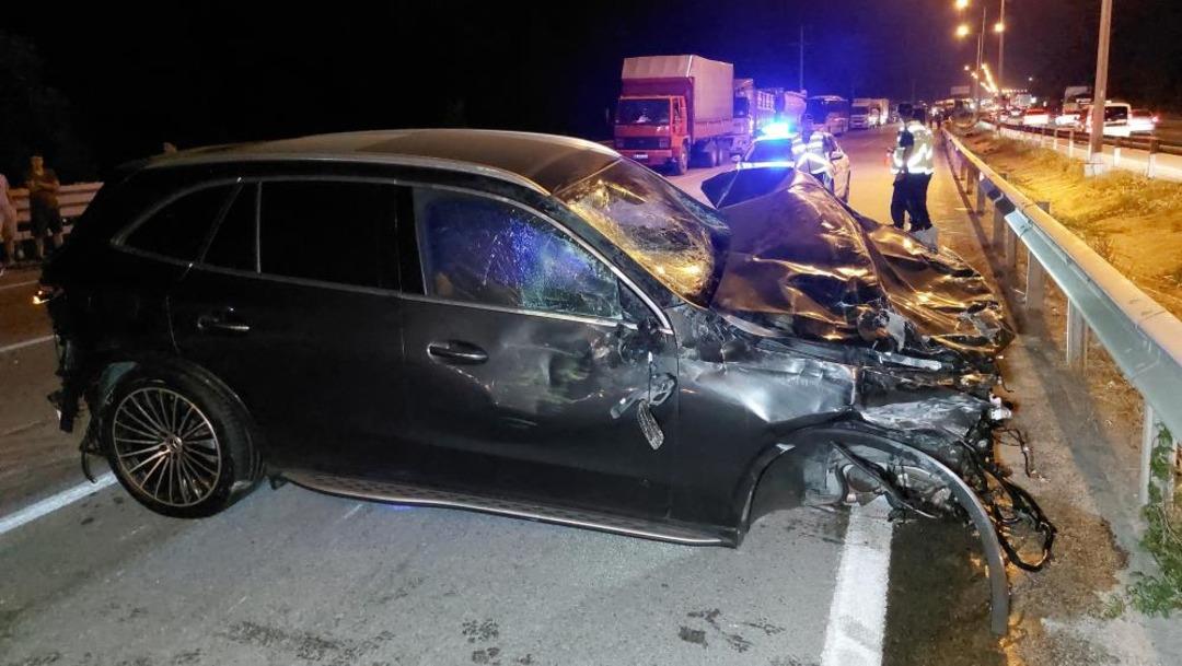 Samsun yolunda yanan kamyon savaş alanındaki yeri dönüştürdü: 1 yaralı 3
