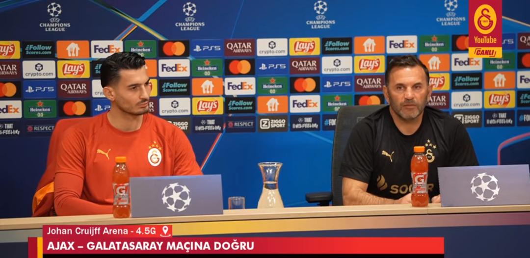 G.Saray Teknik Direktörü Okan Buruk, Ajax maçı öncesi konuştu! Şampiyonlar Ligi'ndeki hedefini açıkladı! Hedef: ilk 8 2